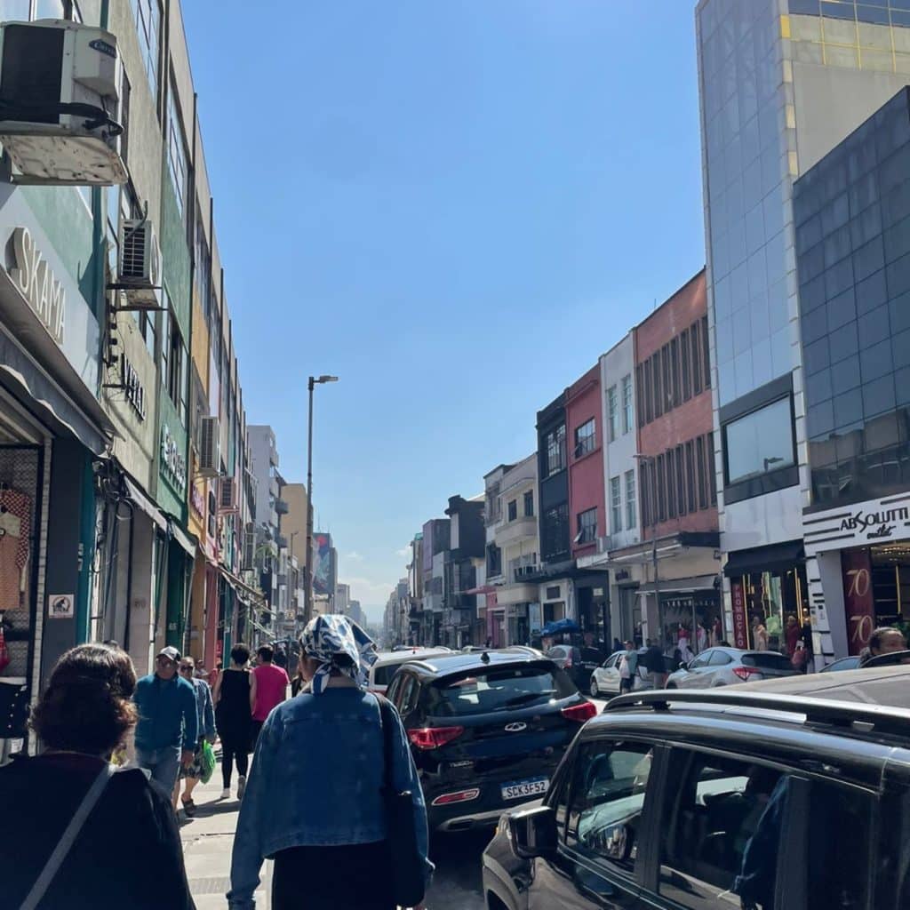 A street view of São Paulo