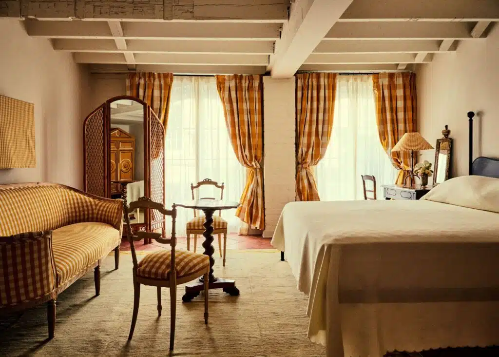 Spacious accommodations with a vintage twist at Hotel Peter and Paul New Orleans. 