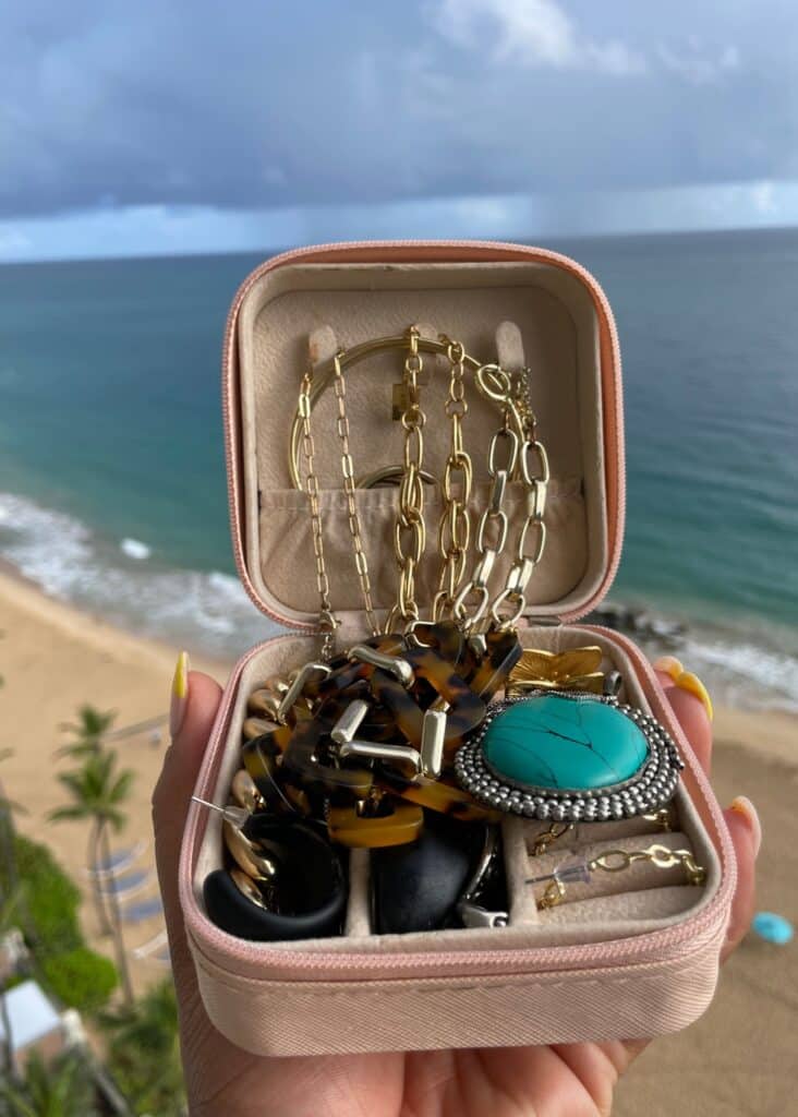 My favorite compact jewelry organizer. 